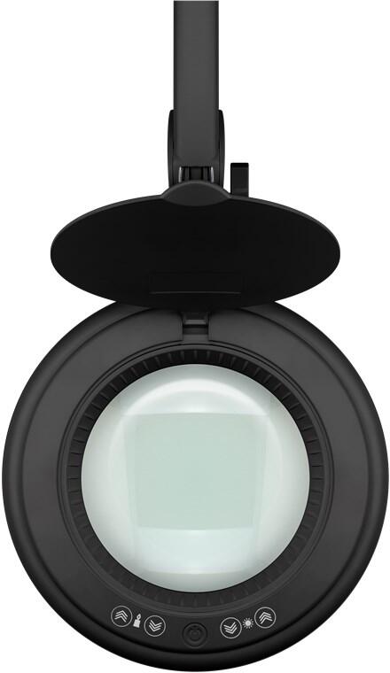 LED Luplampe til bordplade med dæmper og farveregulering Sort 10W - 64986